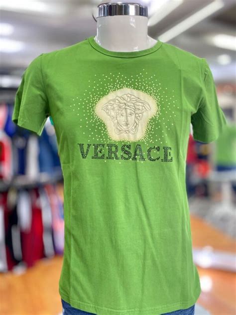 playera versace verde mujer